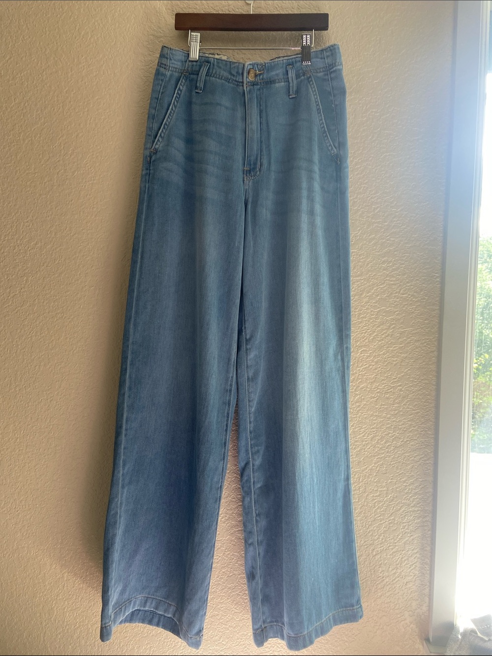 Roxy Light Blue Wide-Leg Jeans